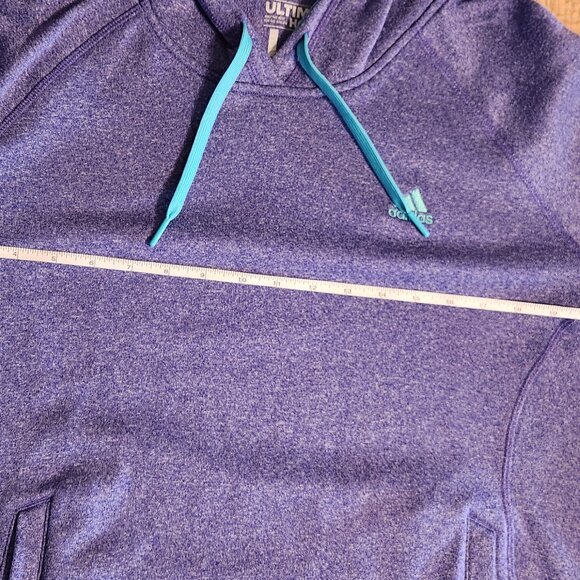 Adidas Women's Ultimate Climawarm Hoodie, Front Side Pockets, Size Large - Picture 7 of 16